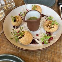 Pani puri  at Mallow - Borough Market in South East London