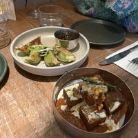 Gyozas & Mille feuillle  at Mallow - Borough Market in South East London