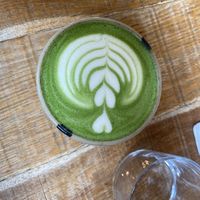 Matcha lattee  at Mallow - Borough Market in South East London