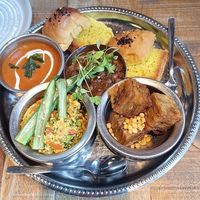 Masala plate at Mallow - Borough Market in South East London