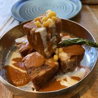 Potato Mille feuille   at Mallow - Borough Market in South East London