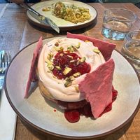 Cherry pancakes   at Mallow - Borough Market in South East London