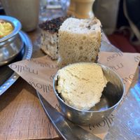 Focaccia, onion butter  at Mallow - Borough Market in South East London
