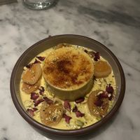 Crème brûlée  at Mallow - Borough Market in South East London