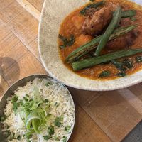 Masala and rice  at Mallow - Borough Market in South East London