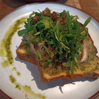 Mushrooms french toast at Mallow - Borough Market in South East London