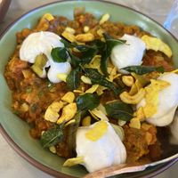 Charred leeks - very tasty  at Mallow - Borough Market in South East London