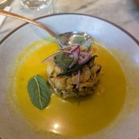 Artichoke and pineapple ceviche at Mallow - Borough Market in South East London