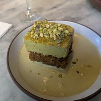 Pistachio Tres leche at Mallow - Borough Market in South East London