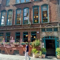 The entrance to the restaurant at Mallow - Borough Market in South East London