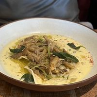 Mushroom ravioli   at Mallow - Borough Market in South East London