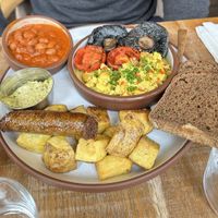 English Big Breakfast at Mallow - Borough Market in South East London