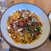 Saffron rice at Mallow - Borough Market in South East London
