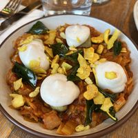 Wish I could remember this dish’ name. Artichokes with leeks and …?  at Mallow - Borough Market in South East London