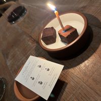 My surprise “happy Veganniversary” treat. Yum!   at Mallow - Borough Market in South East London