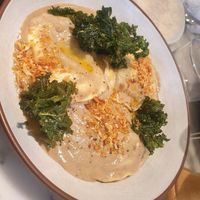 Ravioli 7/10 just not a massive fan of ravioli and this didn't blow me away some nice kale though at Mallow - Borough Market in South East London