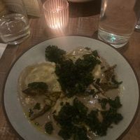 Mushroom ravioli  at Mallow - Borough Market in South East London