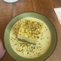 This pistachio tres leches was HEAVEN   at Mallow - Borough Market in South East London