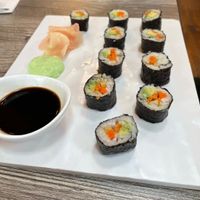 Vegan sushi  at Avocado Theory in Tinley Park