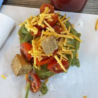 Avocado Tomato basil toast   at Avocado Theory in Tinley Park