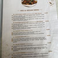 Menu   at Basmati Indian & Nepali Restaurant in Funchal