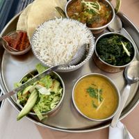 Veganes Thali  at Basmati Indian & Nepali Restaurant in Funchal