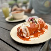 Wet Burrito  at Guacamaya Oasis Plant Based Mexican Cuisine in Downey