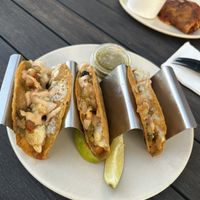 Shrimp Tacos  at Guacamaya Oasis Plant Based Mexican Cuisine in Downey