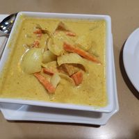 Yellow curry at Coconut Cafe in Merced