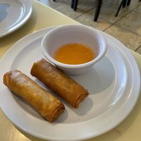 golden rolls  at Loving Hut in Falls Church