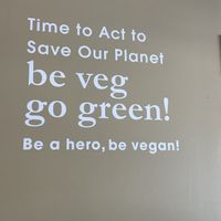 heck yeah!   at Loving Hut in Falls Church