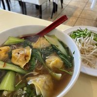 wonton soup  at Loving Hut in Falls Church