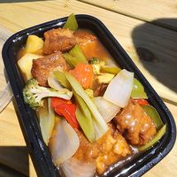 Sweet and Sour Protein at Loving Hut in Falls Church