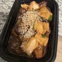 Eggplant and tofu  at Loving Hut in Falls Church
