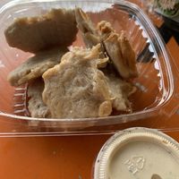 Soy nuggets with vegan ranch! at Ellwood Thompsons in Richmond
