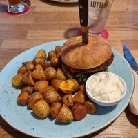 Burger at LüttLiv in Hamburg
