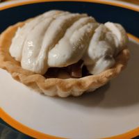 Tart with onion marmalade at La Svolta in Bologna