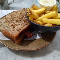 I took the alioli off after this pic and had vegan mayo instead at Medicine Bakery - The Mailbox in Birmingham