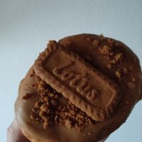 Caramel lotus at La Donuteria - Spalena in Prague