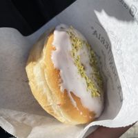 Vanilla glazed donut 🍩   at La Donuteria - Spalena in Prague