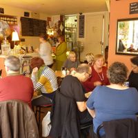 Cosy cafe at Beckett's in Whitby