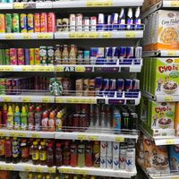 Drinks at Big Market in Tirana
