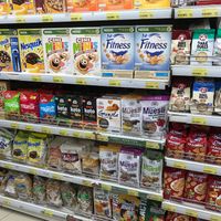 Cereals and grains + Vegan Muesli  at Big Market in Tirana