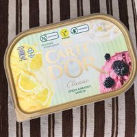 Vegan ice cream at Big Market in Tirana