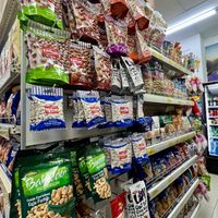 Nuts and snacks   at Big Market in Tirana