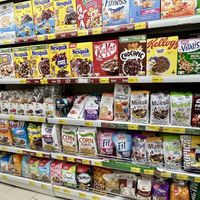 Cereals   at Big Market in Tirana