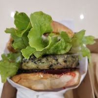Vegan burger at Sotto Zero in Coffs Harbour