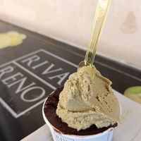 Chocolate and pistachio. at Rivareno Catedral in Mallorca