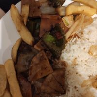 Ham in black bean sauce at Wawin Vegan Chinese in Salford