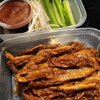 Aromatic "duck" at Wawin Vegan Chinese in Salford